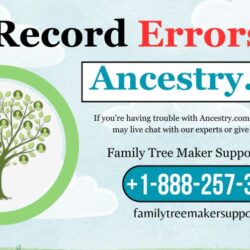 Fix Record Errors On Ancestry.com
