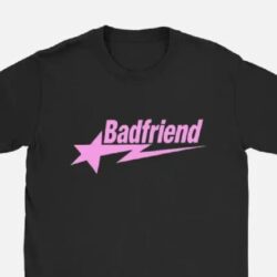 Bad-Friend-Letter-Print-Shirt-Black-Pink-1-430x538